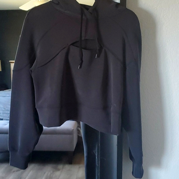 lululemon get centered crop hoodie